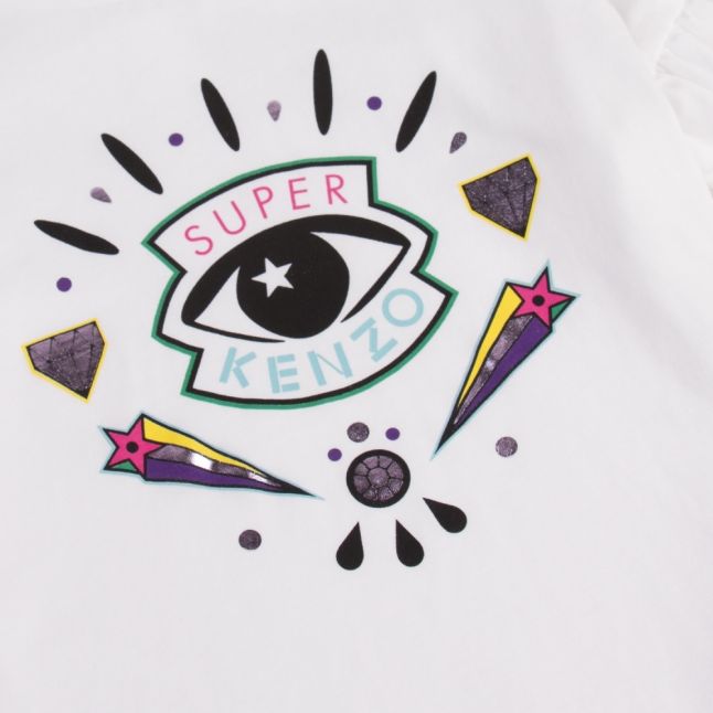 Junior Optic White Gemma Icon Eye L/s T Shirt