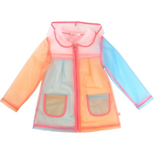 Girls Assorted Colourblock Rain Coat