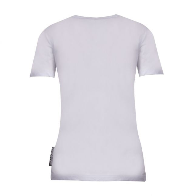 Womens White Foil Couture Logo S/s T Shirt