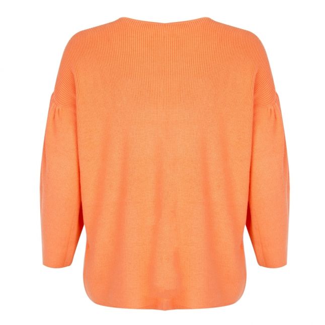 Casual Womens Bright Orange Westona Knitted Jumper