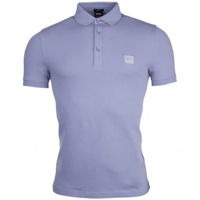 Casual Mens Open Blue Passenger S/s Polo Shirt