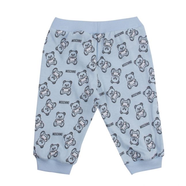 Baby Sky Blue Toy L/s T & Bottoms Set