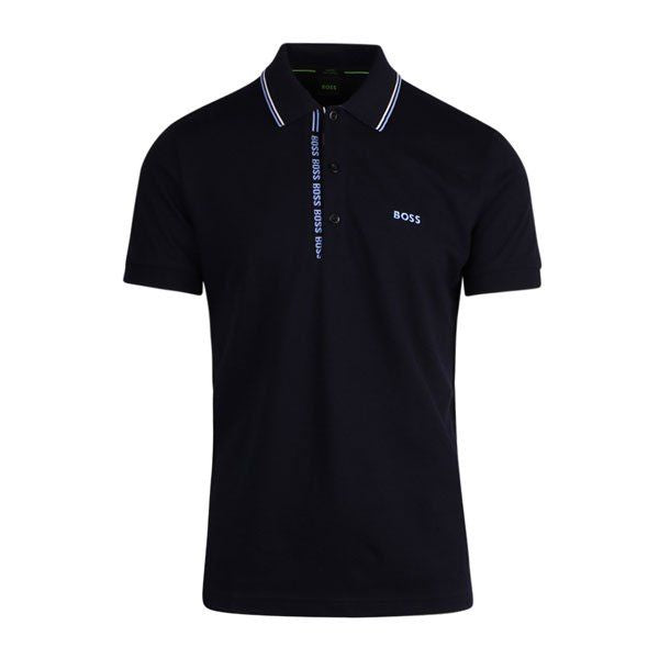 Mens Dark Blue Paule 4 S/s Polo Shirt