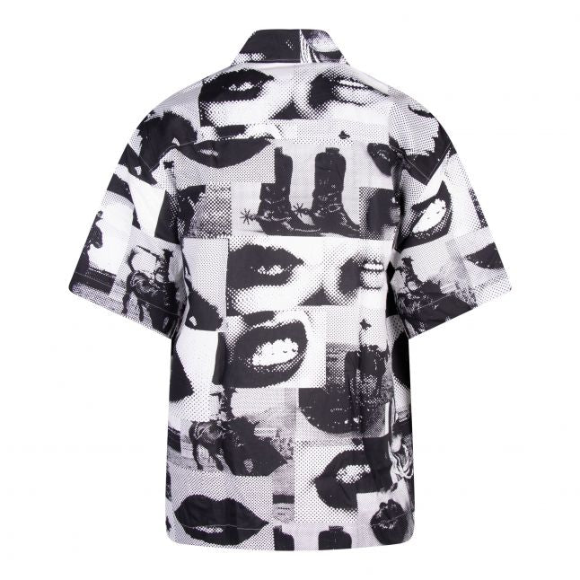 Mens Open Miscellaneous Egeeno Print S/s Shirt