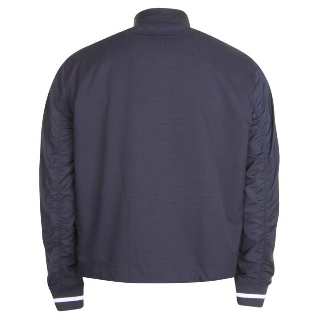 Mens Navy Trim Bomber Jacket