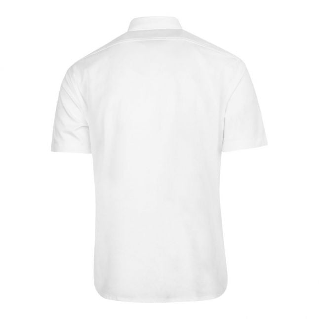 Mens White Biadia R S/s Shirt