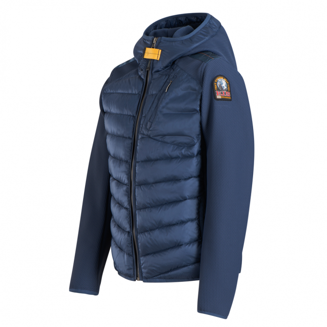 Boys Saragasso Blue Nolan Hybrid Hooded Jacket