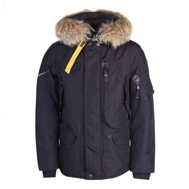 Mens Navy Right Hand Hood Coat