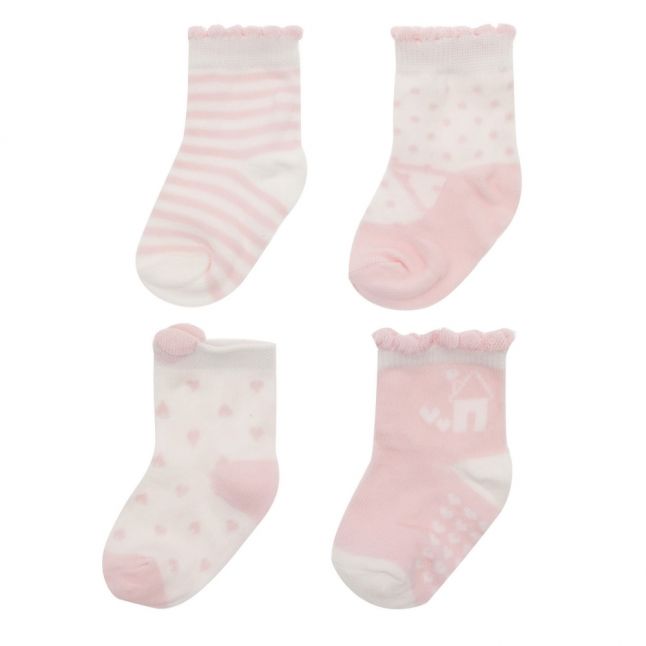 Baby Rose 4 Pack Socks