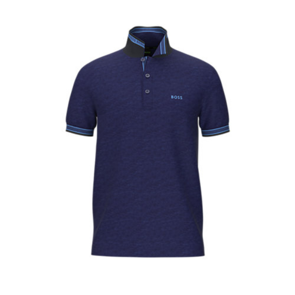 Mens BOSS Open Blue Paddy S/s Polo Shirt