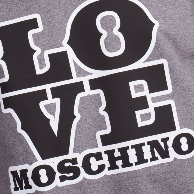 Mens Grey Love Crew Sweat