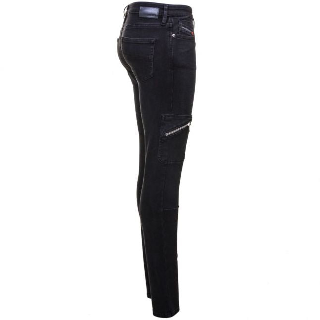 Womens Black Skinzee-Pkt Skinny Fit Jeans