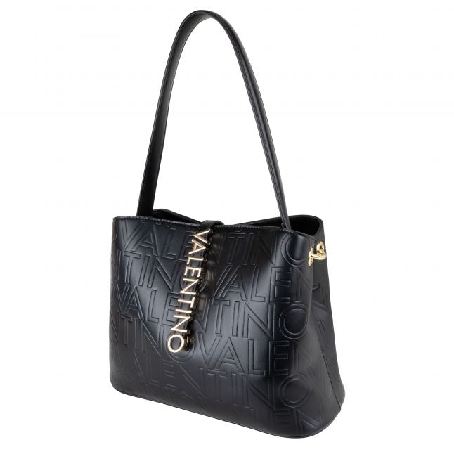 Womens Valentino Black Lio RE Hobo Bag