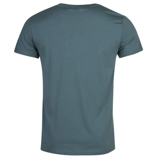 Casual Mens Green Topwork S/s T Shirt