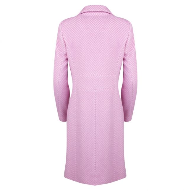 Womens Light Pink Saffra Wool Coat