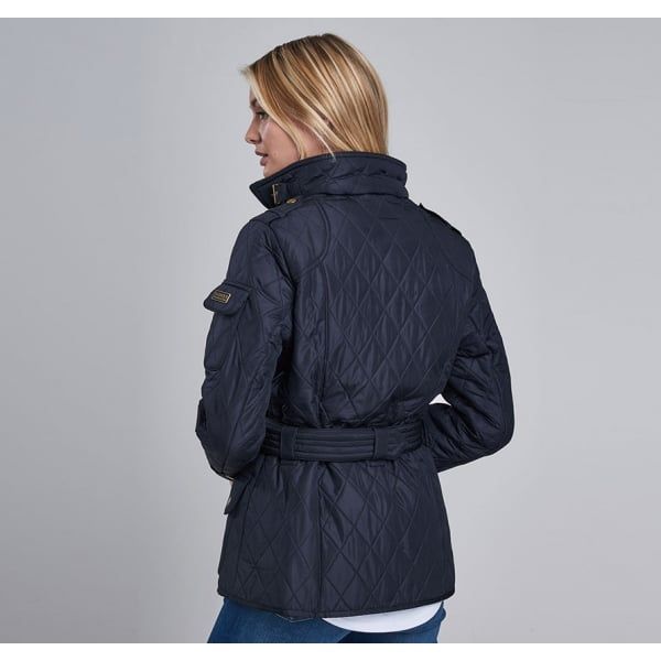 Womens Navy Love Tourer Polarquilt Jacket