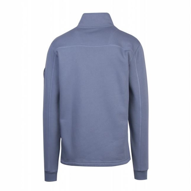 Mens Quarry Blue Siren 1/2 Zip Sweat Top