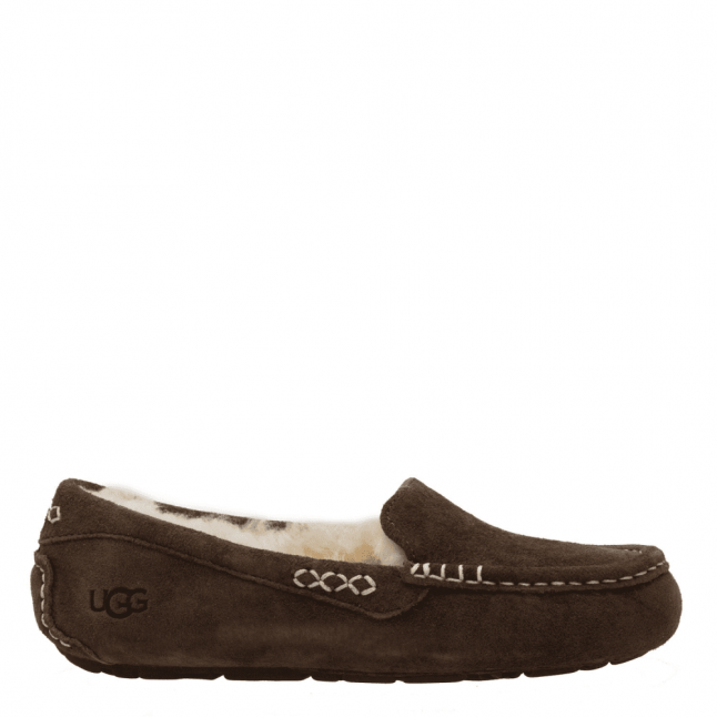 Womens Chocolate Ansley Slippers