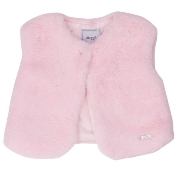 Baby Rose Faux Fur Gilet