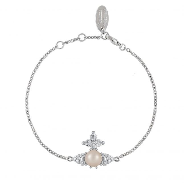 Womens Platinum/Creamrose Feodora Bracelet