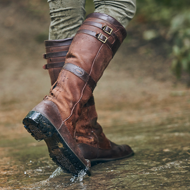 Womens Walnut Longford Boots