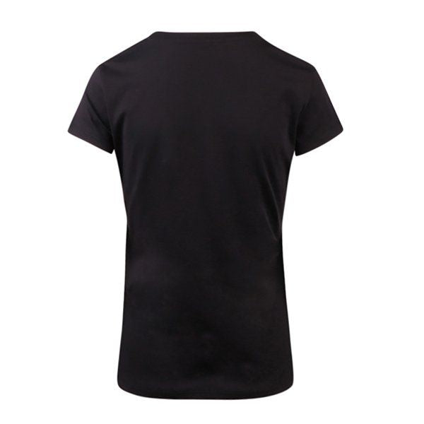 Womens Black S/s T Shirt