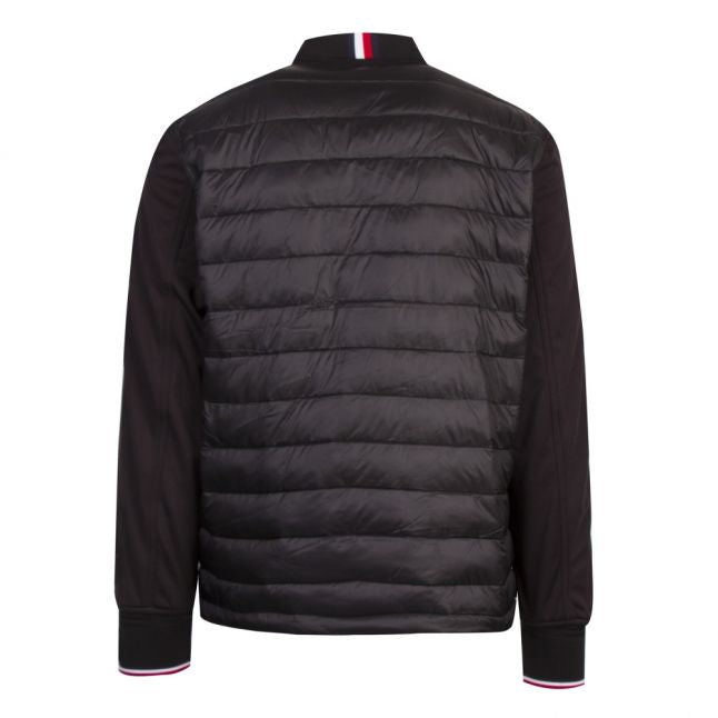 Mens Black Mix Media Jacket