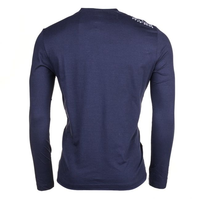 Athleisure Mens Navy Togn Small Logo L/s T Shirt