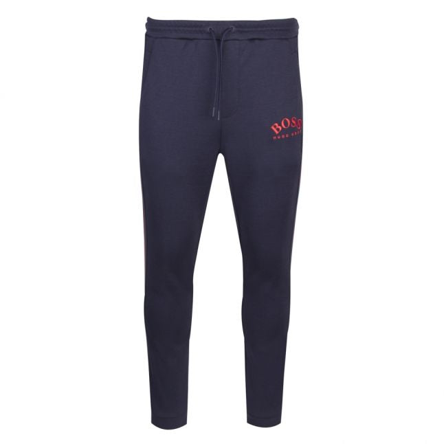 Athleisure Mens Navy/Coral Hadiko Sweat Pants