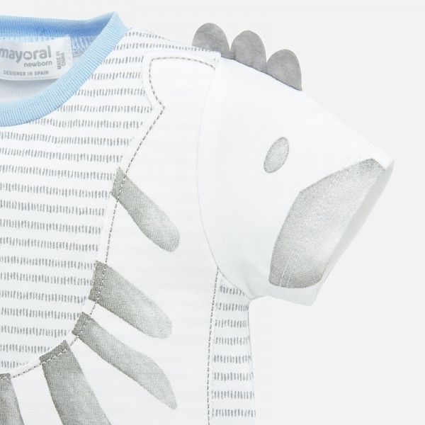 Baby Blue Bay Animal 2 Pack Rompers