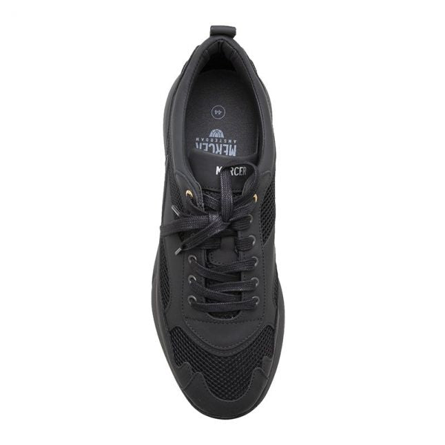 Mens Triple Black W3RD Matte Gum Trainers