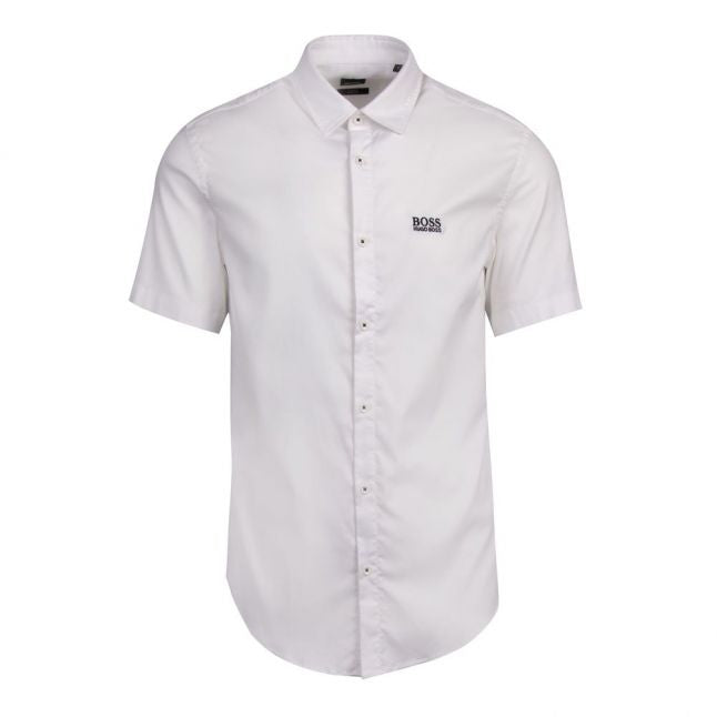 Athleisure Mens White Baccarini_S S/s Shirt