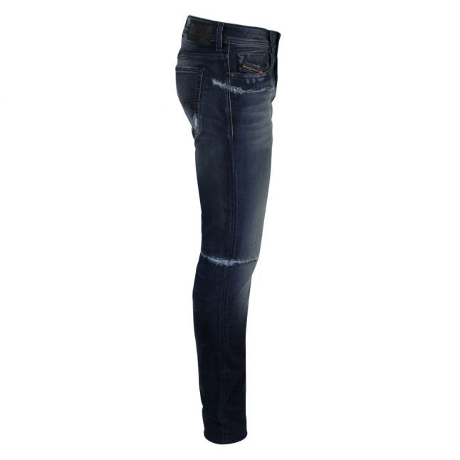 Mens Distressed Sleenker-X Skinny Fit Jeans