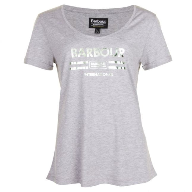 Womens Grey Marl Leader S/s T Shirt