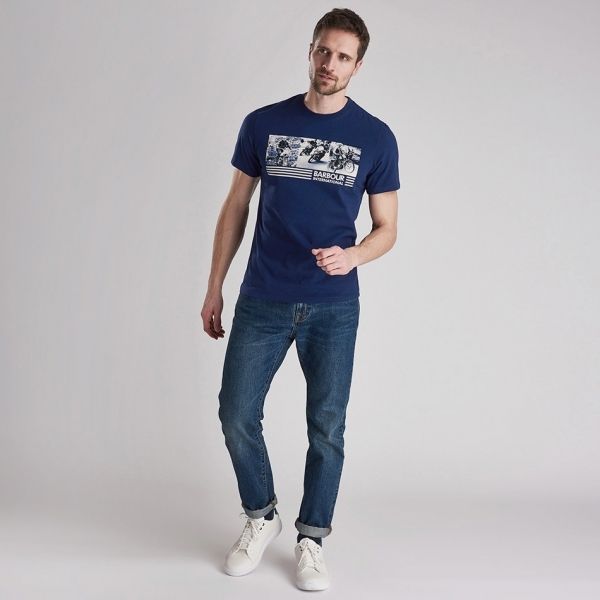 Mens Blue Comp S/s T Shirt