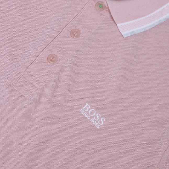 Athleisure Mens Pale Pink Paddy Regular Fit S/s Polo Shirt