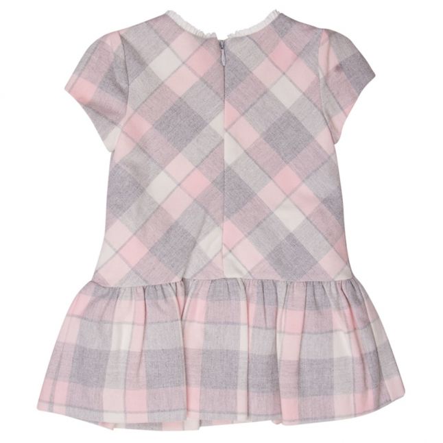 Baby Grey Plaid Flannel Dress