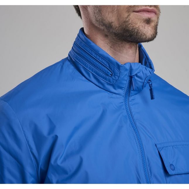 Mans Royal Blue Scarp Casual Jacket