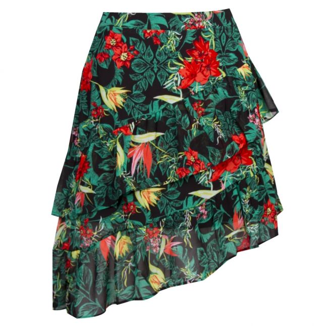 Womens Black/Green Vinema Amazonas Skirt