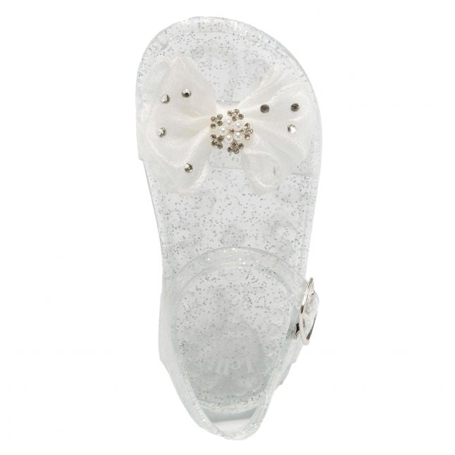 Lelli Kelly Jelly Sandals Girls White Jenny Bow Jelly Sandals Hurleys
