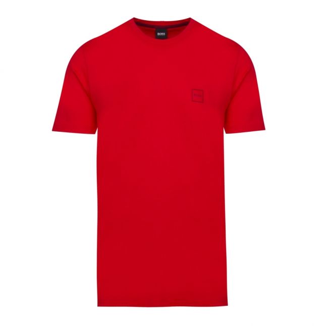 Casual Mens Bright Red Tales S/s T Shirt