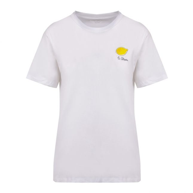 Womens Linen White Le Citron S/s T Shirt