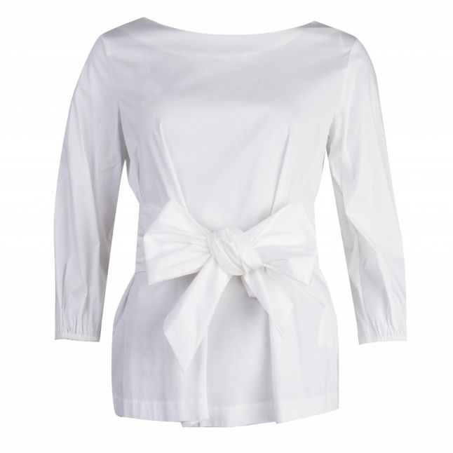 Womens Cloud Dancer Visoffy Wrap Blouse