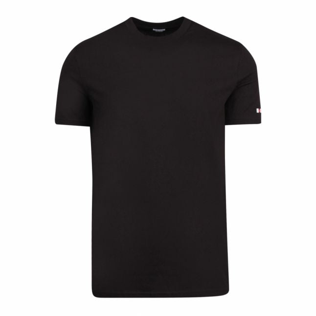 Dsqaured2 Mens Black I Love DSQ Arm S/s T Shirt