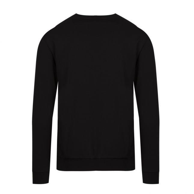 Mens Black Dicago201 Logo Crew Sweat Top