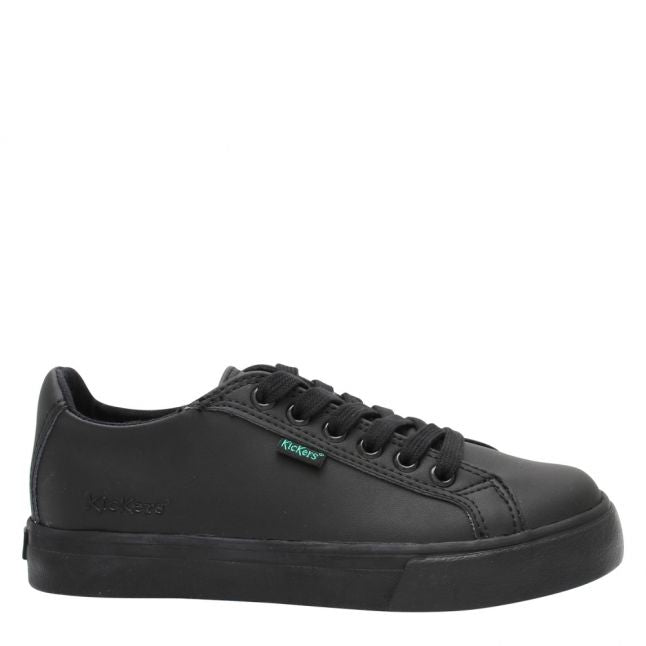 Youth Black Tovni Lacer Shoes (3-6)