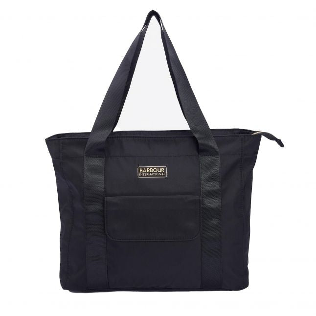 Womens Black Qualify Tote Bag