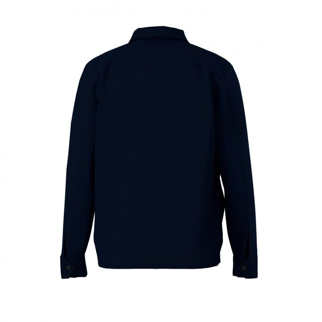 Mens Dark Blue Lovel L/s Overshirt