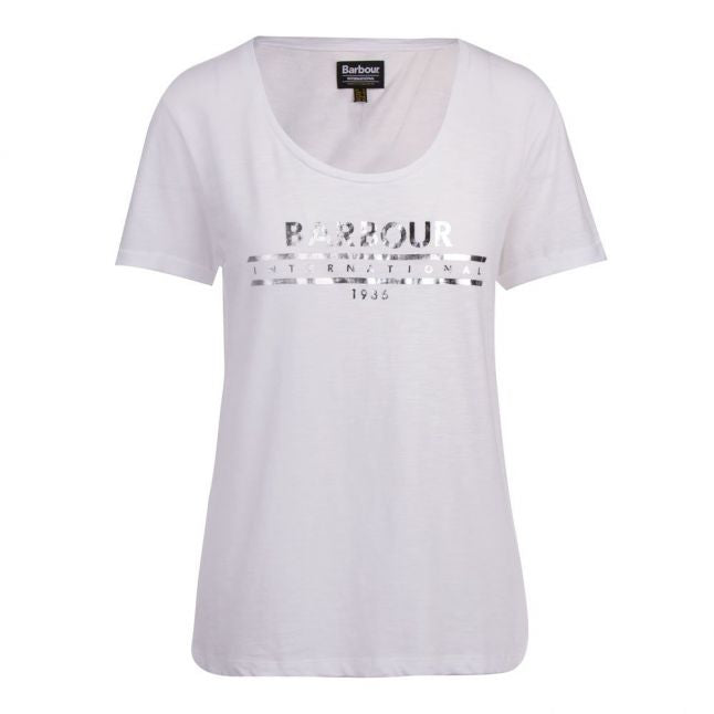 Womens White Fullcourt S/s T Shirt