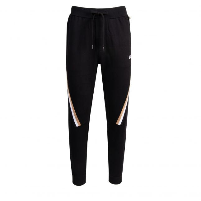 Mens Black Iconic Lounge Tracksuit